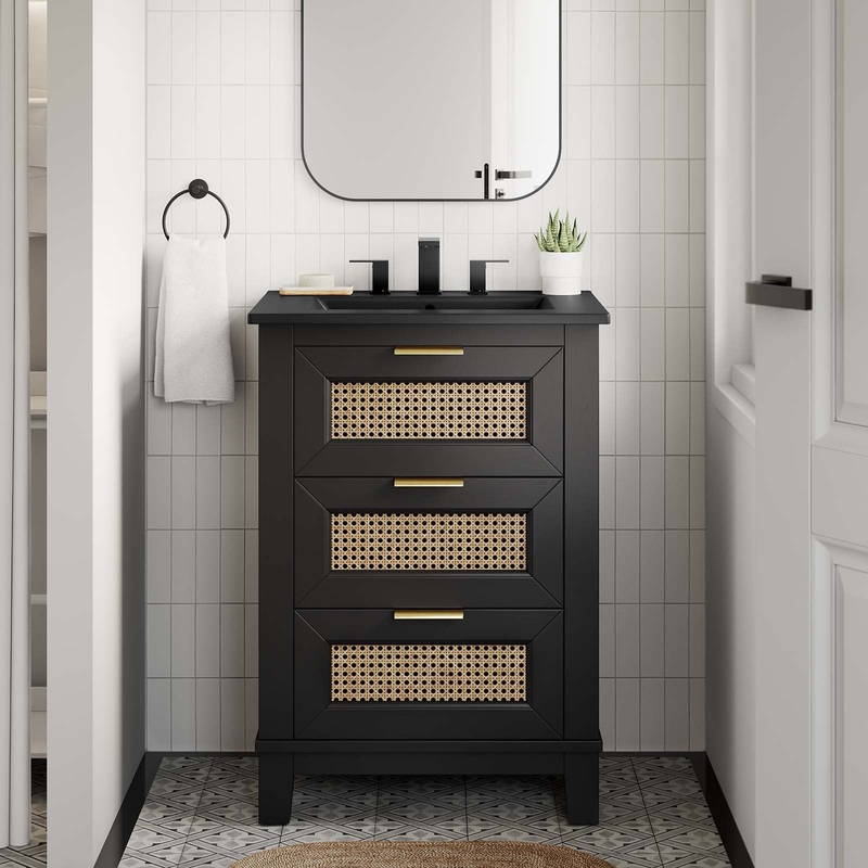 Dixie 24 Solid Wood Bathroom Vanity Cabinet By Modway - EEI-6724