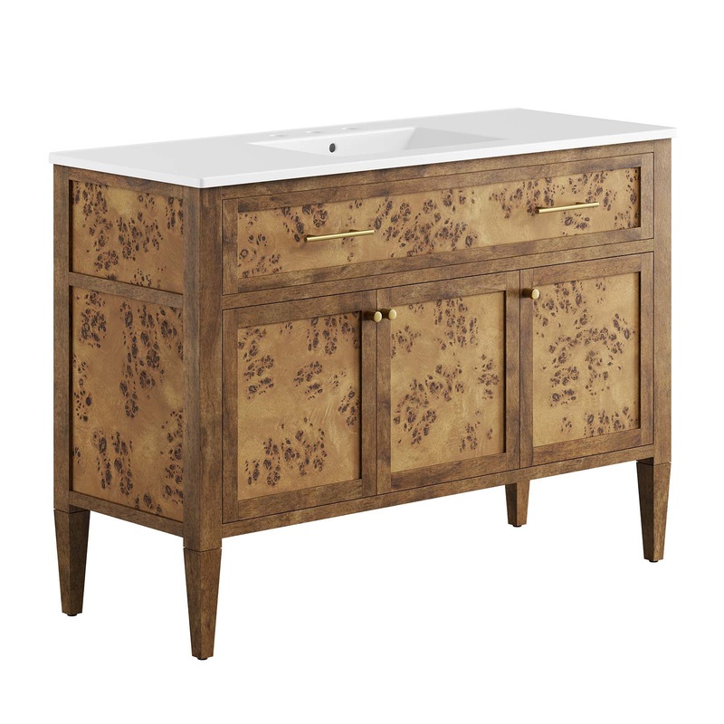 Elysian 48" Wood Single Sink Bathroom Vanity By Modway - EEI-6452