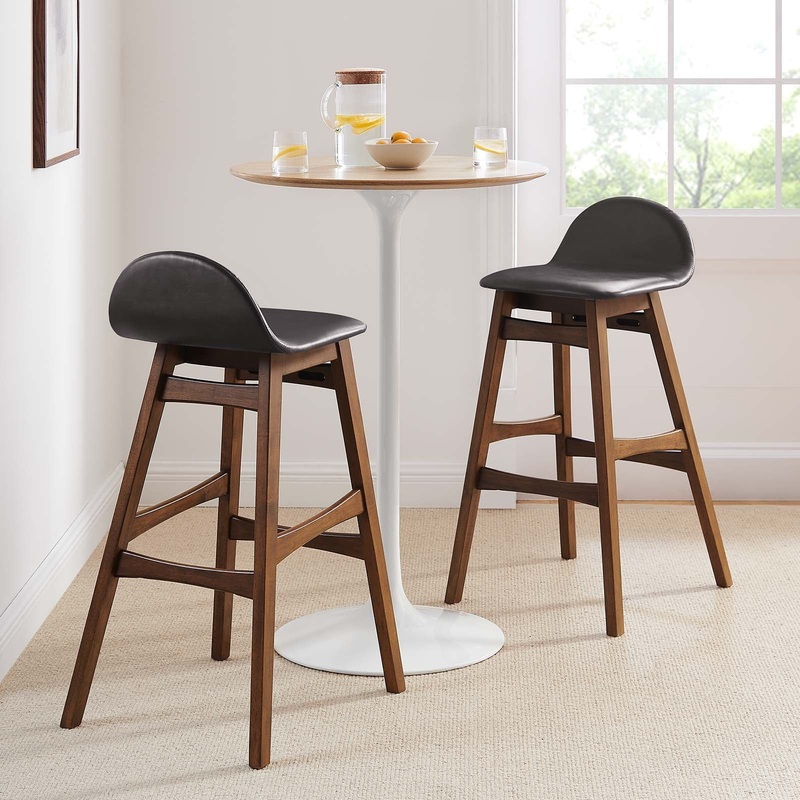Juno Wood Bar Stool - Set of 2 By Modway - EEI-6554