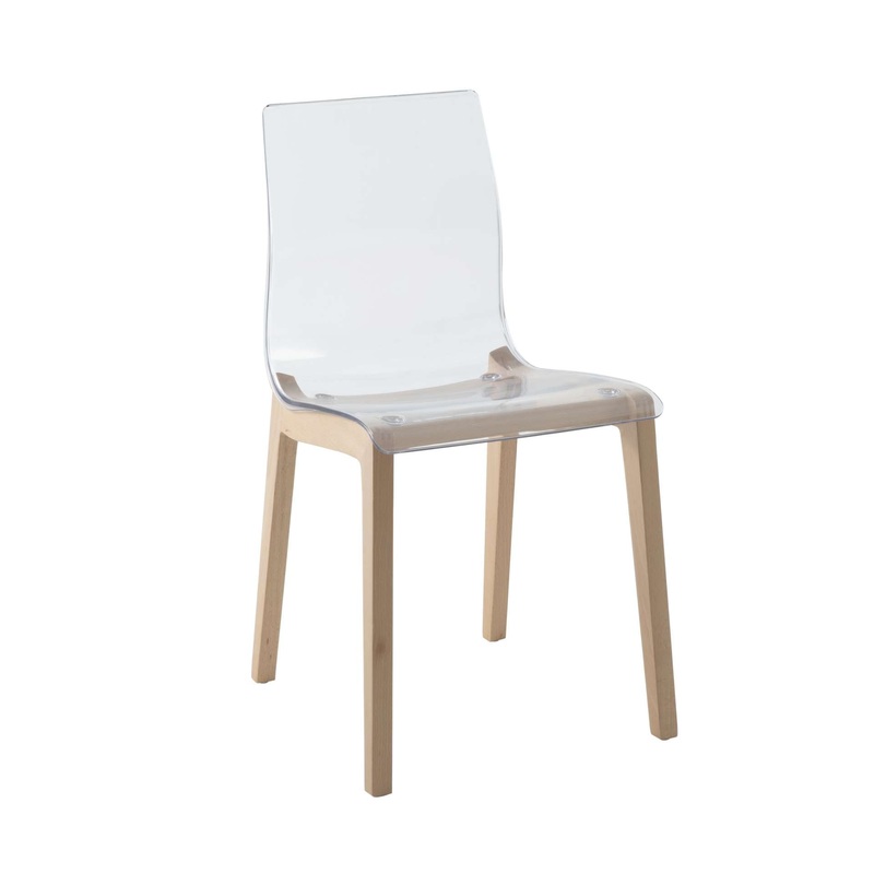 Leisuremod Marsden Modern Dining Side Chair With Beech Wood Legs