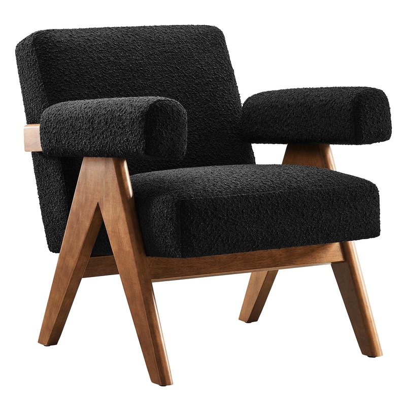 Lyra Boucle Fabric Armchair By Modway - EEI-6502