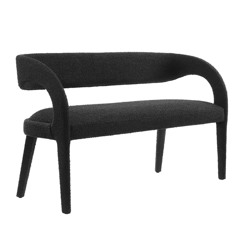 Pinnacle Boucle Fabric Accent Bench By Modway - EEI-6571