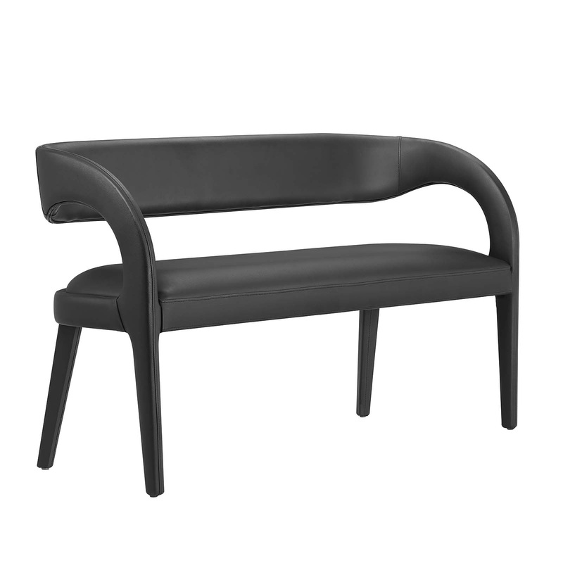 Pinnacle Vegan Leather Accent Bench By Modway - EEI-6570