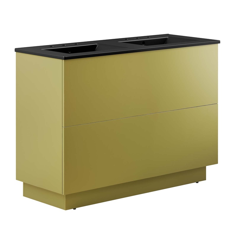 Quantum 48" Double Sink Bathroom Vanity By Modway - EEI-6434