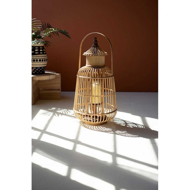 Bamboo Pagoda Lantern By Kalalou