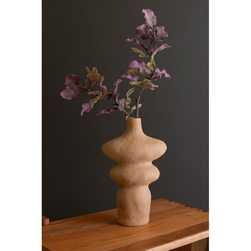 Ceramic Oval Bubbles Vase - 16.5" T By Kalalou