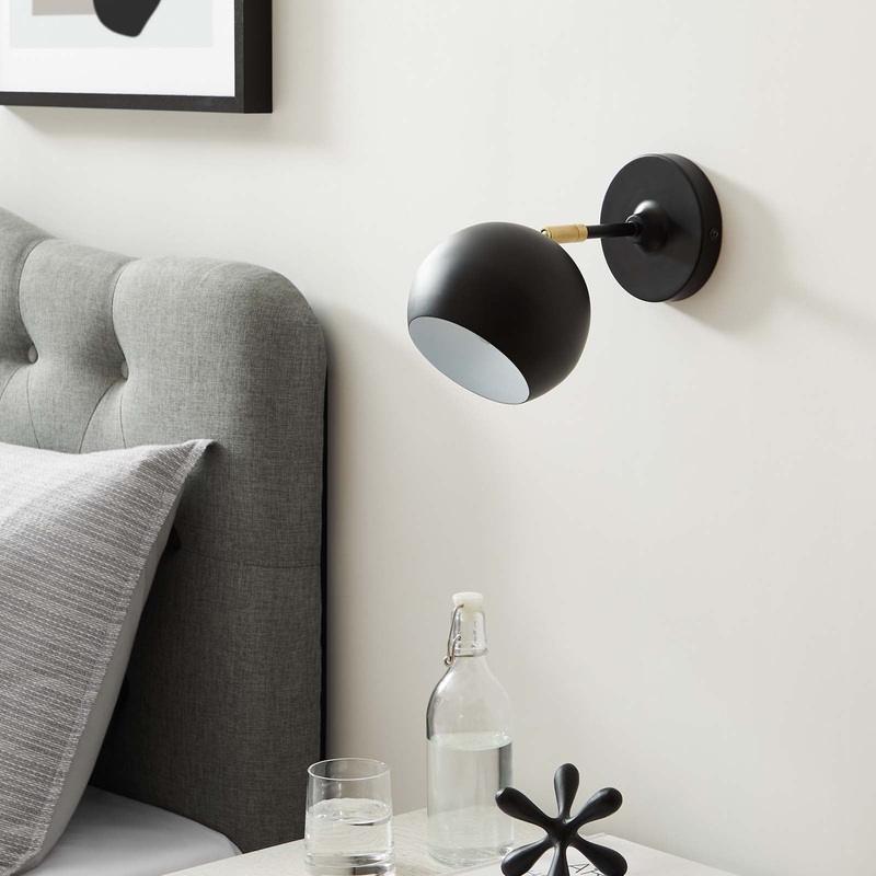 Chalice 4" Swing-Arm Metal Wall Sconce By Modway - EEI-5613