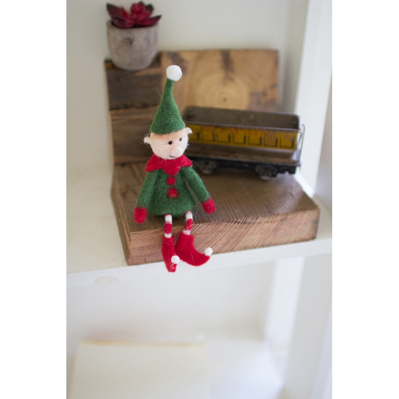 Felt Elf Shelf Sitter (Min 4) By Kalalou