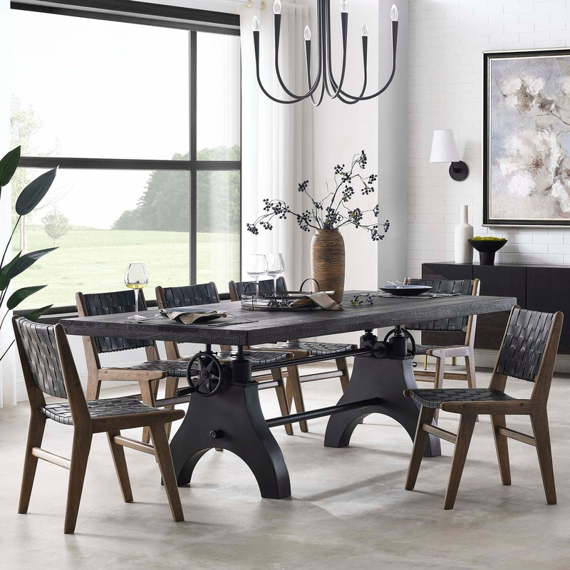 Genuine 96" Crank Adjustable Height Dining and Conference Table By Modway - EEI-6149