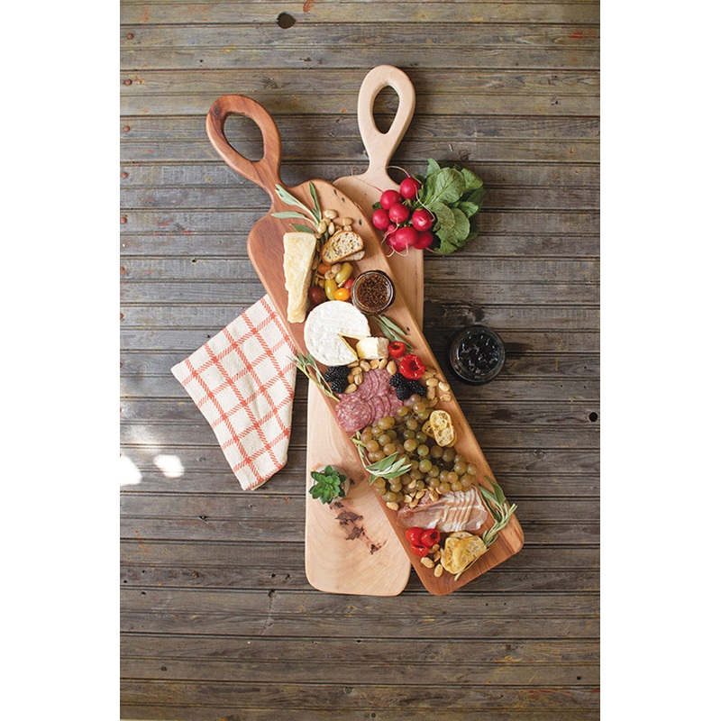 Handmade Pecan Wood Charcuterie Board By Kalalou