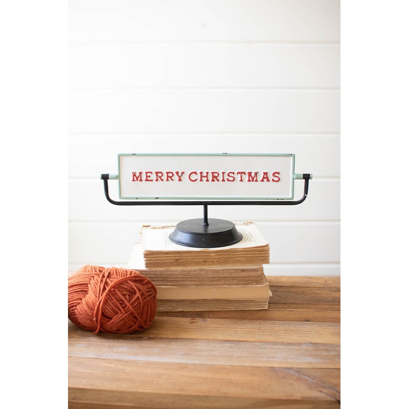 Merry Christmas And Happy New Years Flip Sign (Min 2) By Kalalou