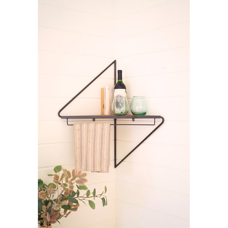 Metal And Wood Shelf By Kalalou