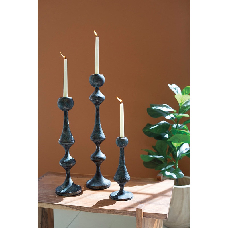 Metal Candle Towers Set Of 3 By Kalalou