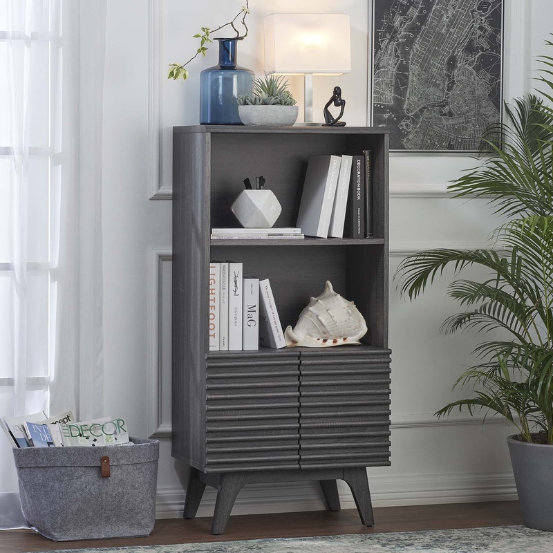 Render Display Cabinet Bookshelf By Modway - EEI-6229