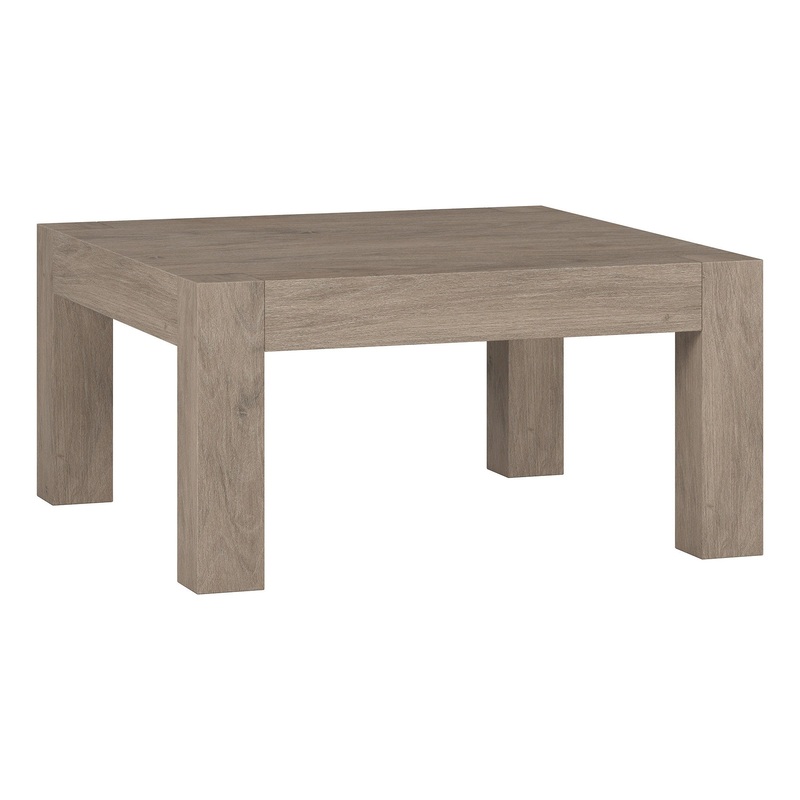 34" Gray Manufactured Wood Square Coffee Table By Homeroots