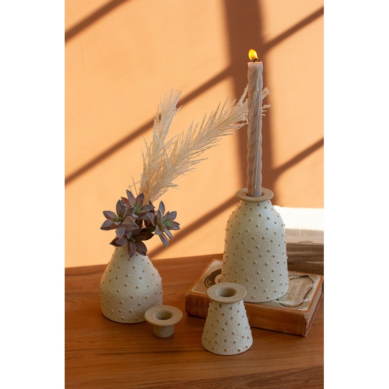 Ceramic Bud Vases Set Of 3 By Kalalou
