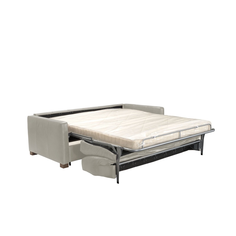 81" Gray Leather And Black Sleeper Sofa By Homeroots