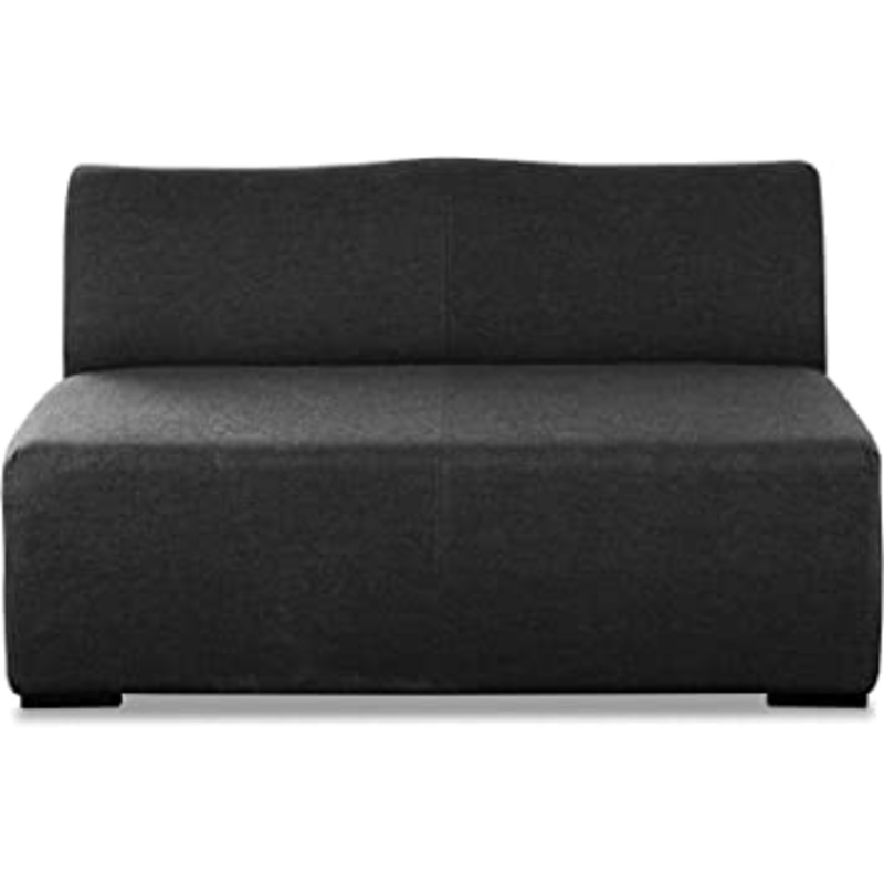 Charcoal Loveseat By Homeroots