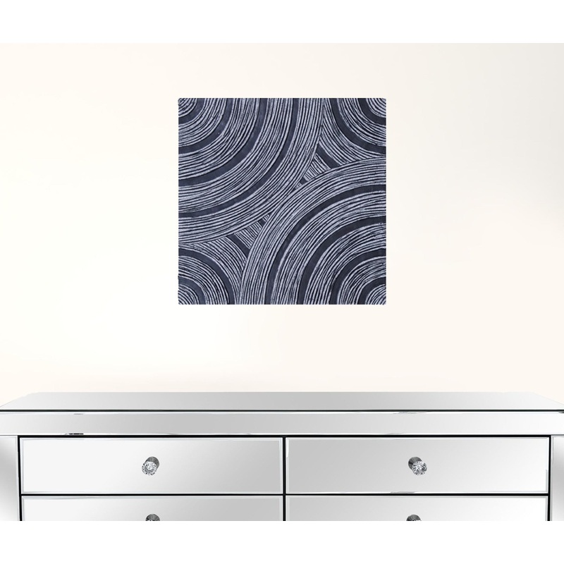 Gray Lined, Square - Wall Decor By Homeroots