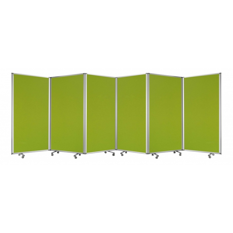 Green Metal 6 Panel Screen By Homeroots