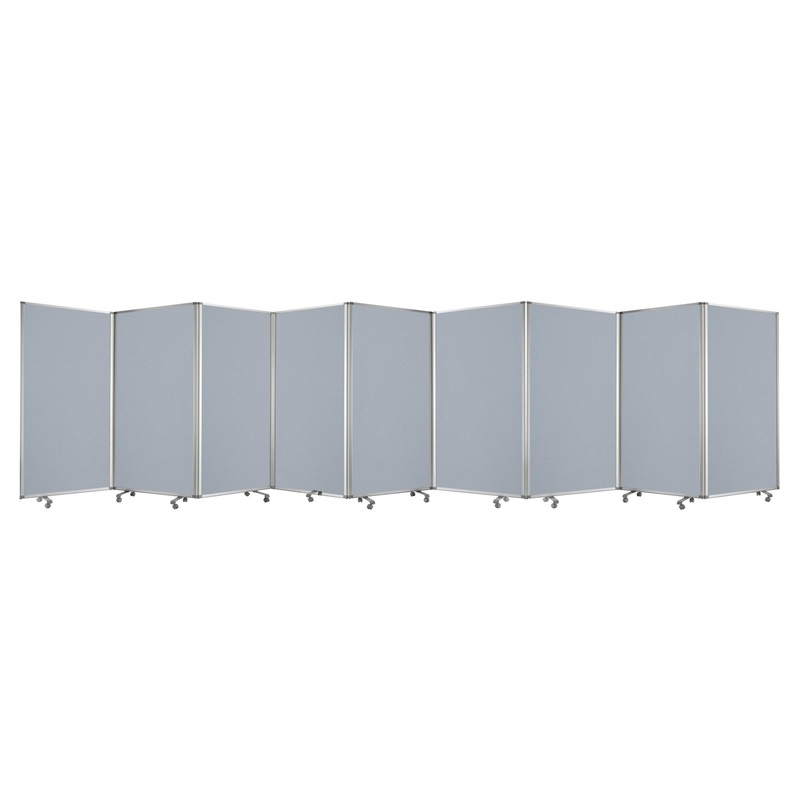 Metal, Grey, 9 Panel, Screen By Homeroots