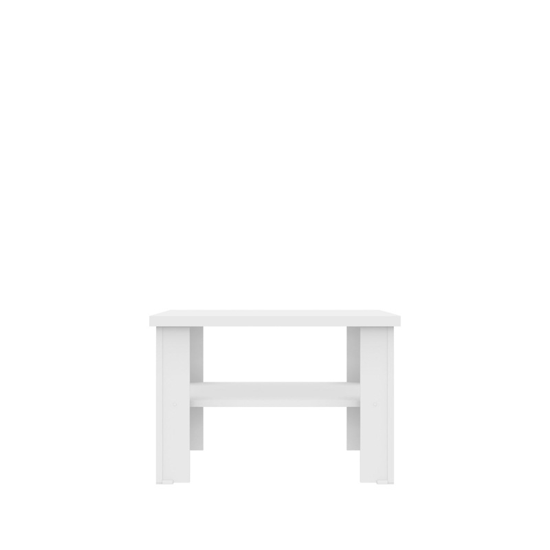 36" White End Table By Homeroots