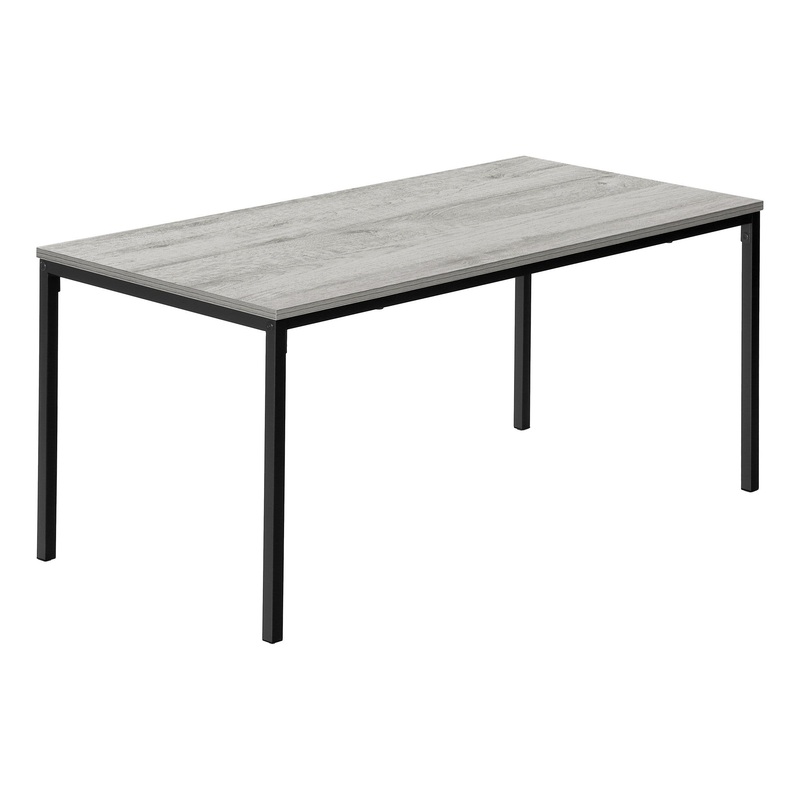 40" Grey And Black Rectangular Coffee Table By Homeroots