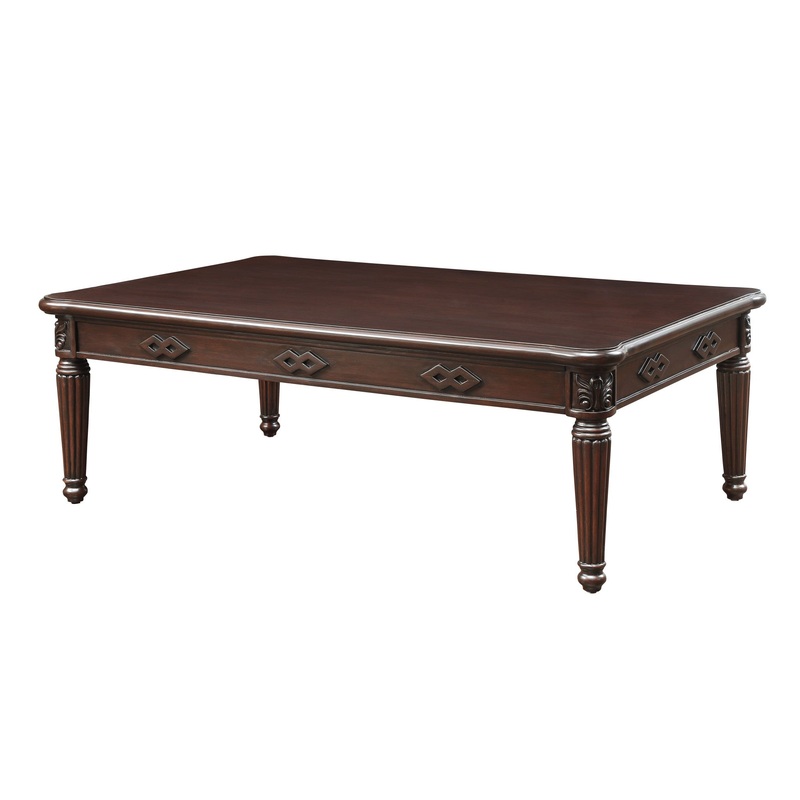 59" Espresso Solid Wood Rectangular Coffee Table By Homeroots