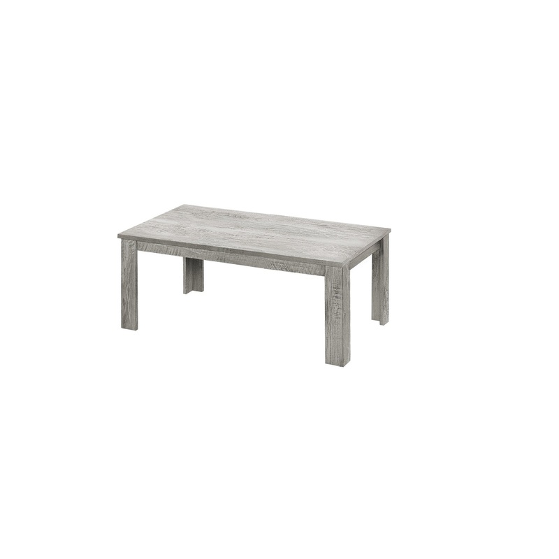 Set Of Three 44" Gray Rectangular Coffee Table By Homeroots