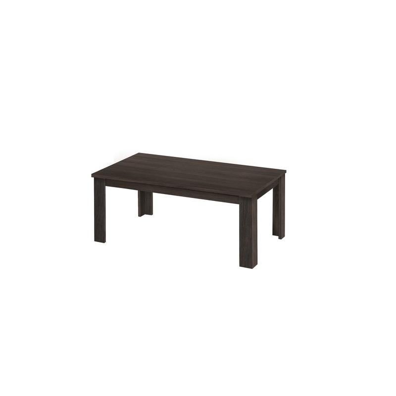 Set Of Three 44" Oak Rectangular Coffee Table By Homeroots