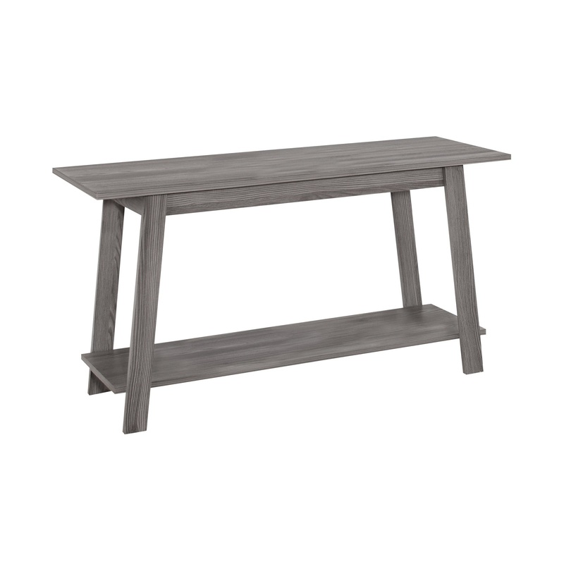 15.75" X 42" X 22.5" Grey Particle Board Laminate TV Stand By Homeroots