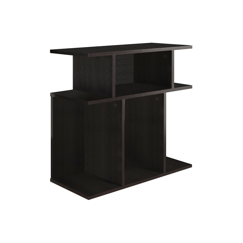 24" Brown End Table With 6 By Homeroots