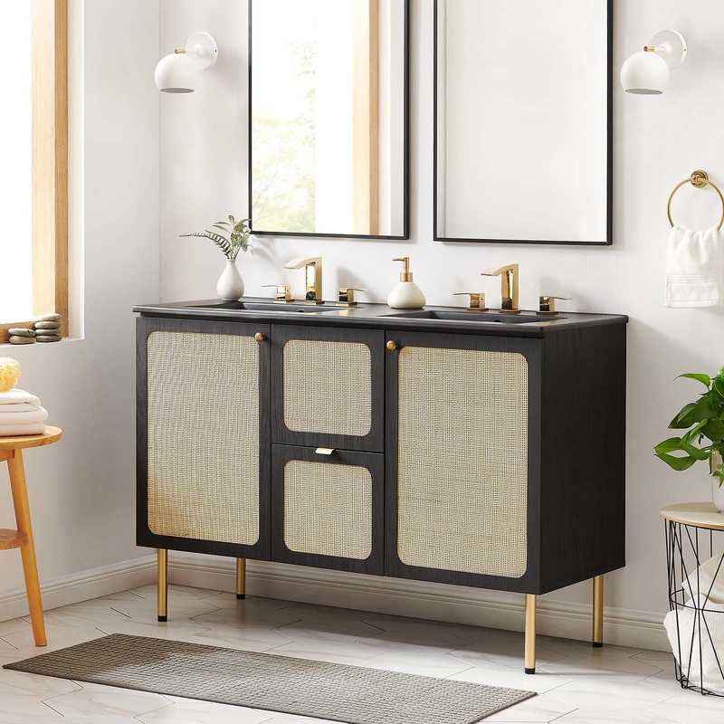 Chaucer 48" Double Sink Bathroom Vanity By Modway - EEI-6702