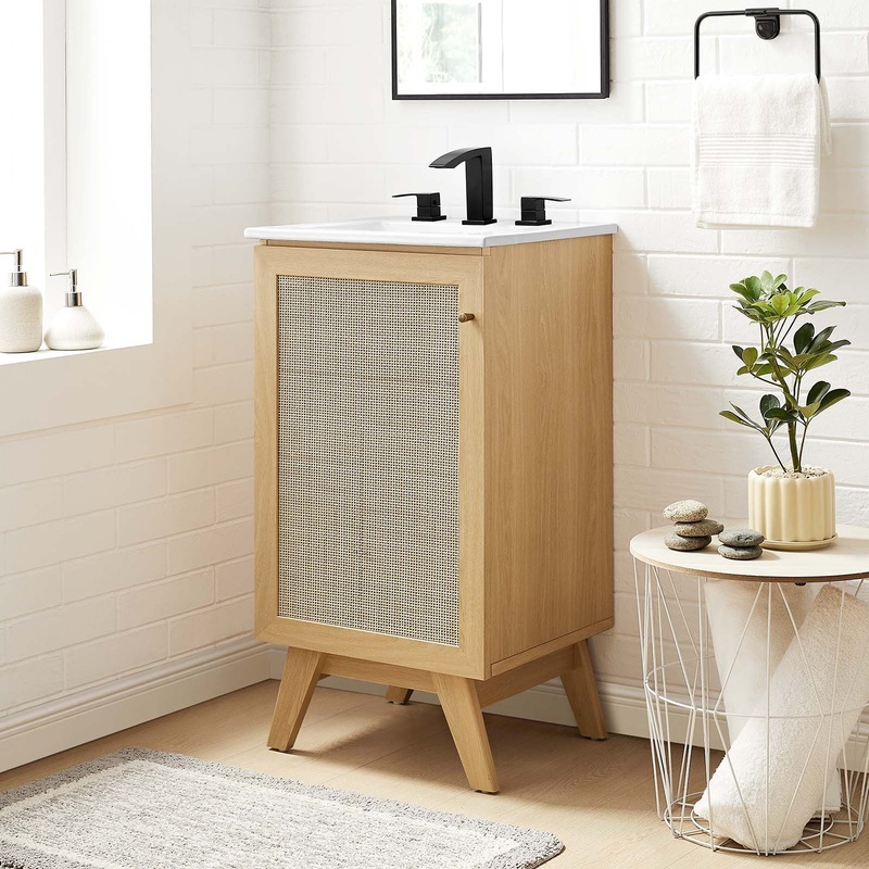 Soma 18 Bathroom Vanity Cabinet (Sink Basin Not Included) By Modway - EEI-6585