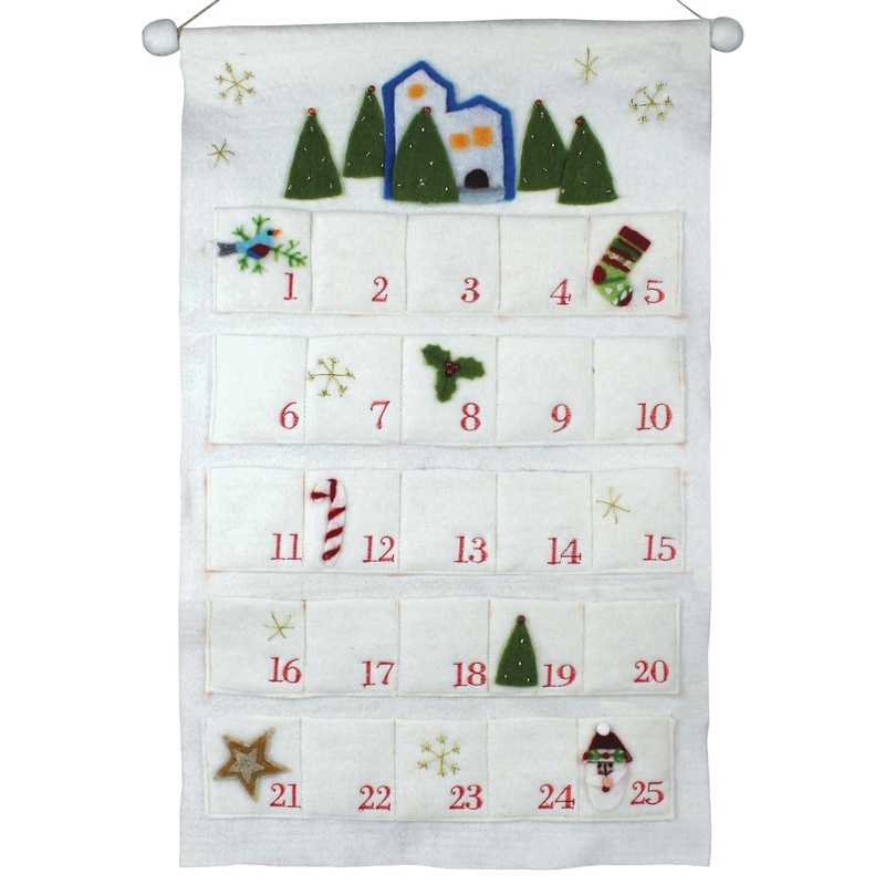 Advent Calendar, Felt By HomArt