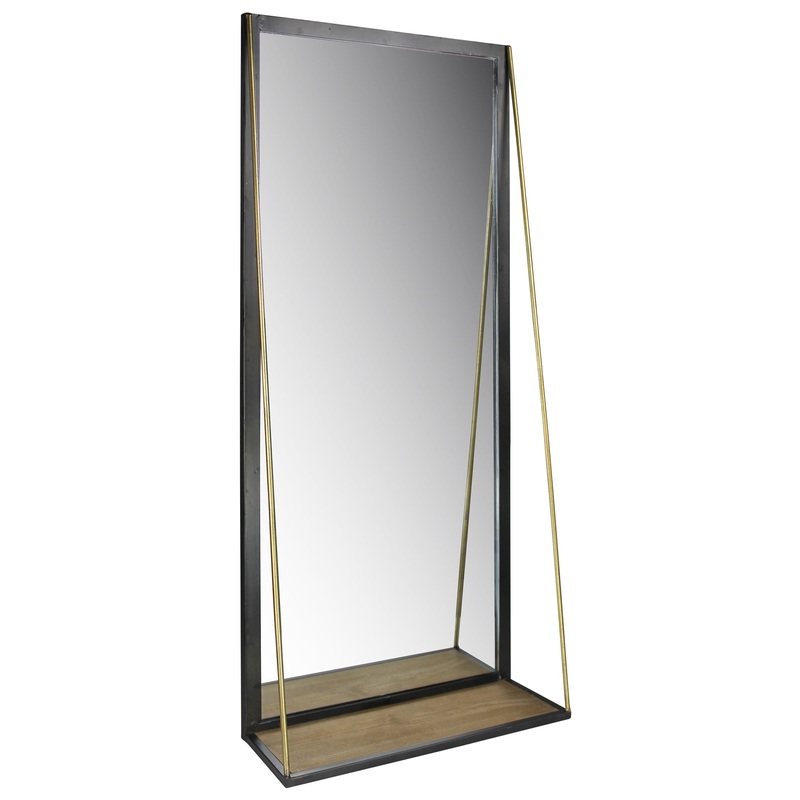 Archer Narrow Mirror Shelf By HomArt