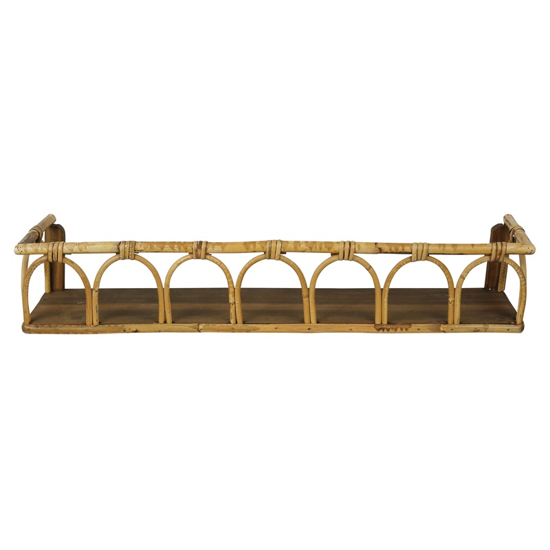 Cairo Shelf, Rattan Set Of 2 By HomArt