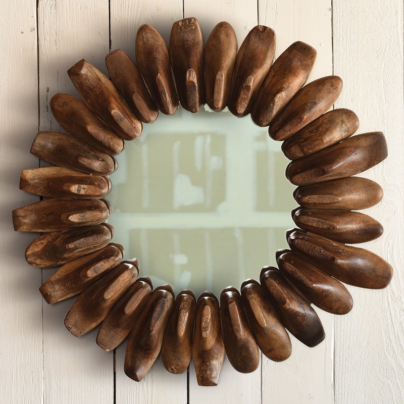 Cobbler Mirror - Round By HomArt