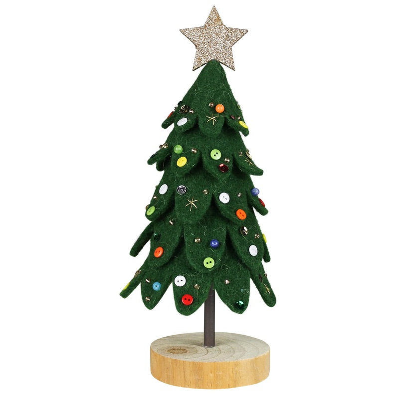 Dazzled Tree, Green Set Of 2 By HomArt
