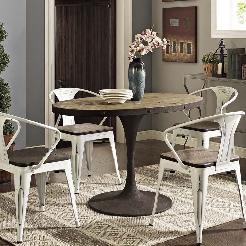 Drive 47" Oval Wood Top Dining Table By Modway - EEI-2009