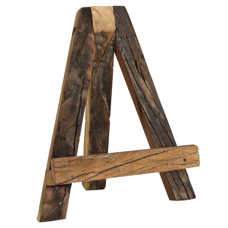 Ingram Easel, ReclaiMedium Wood - Small Set Of 2 By HomArt