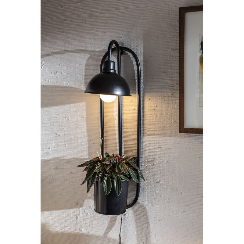 Kira Grow Light Hanging Wall Planter 6.5" x  25" By Accent Decor