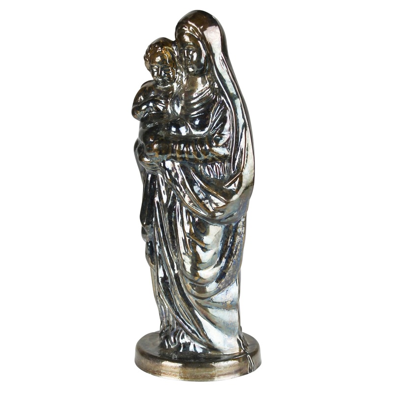 Madonna & Child, Glass Set Of 2 By HomArt