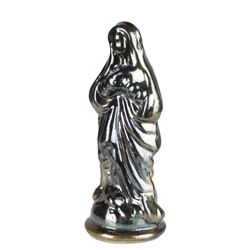 Madonna Praying, Glass Set Of 2 By HomArt