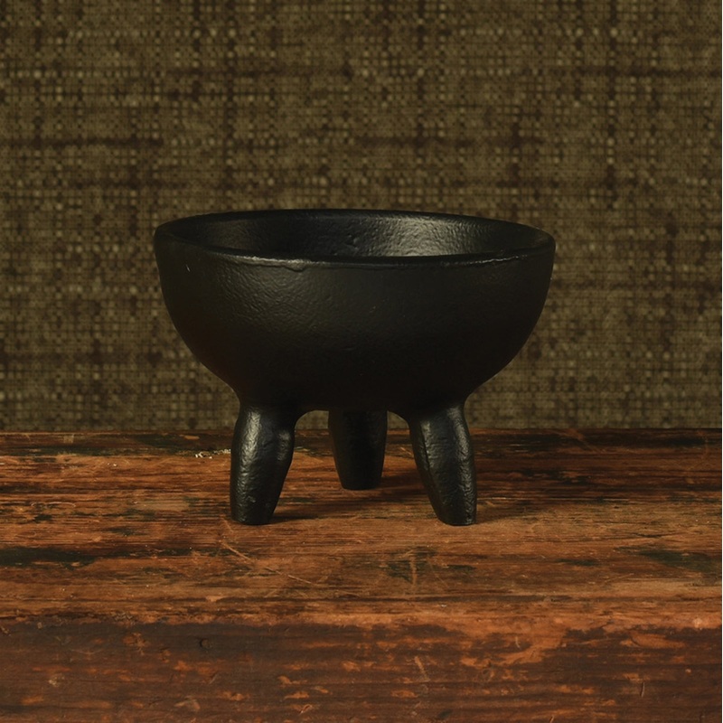 Naomi Taper / Incense Holder, Black - Matte Black Set Of 2 By HomArt