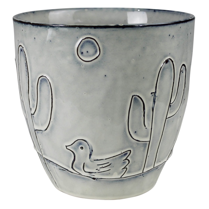 Topac Cachepot, Ceramic - Large Set Of 2 By HomArt
