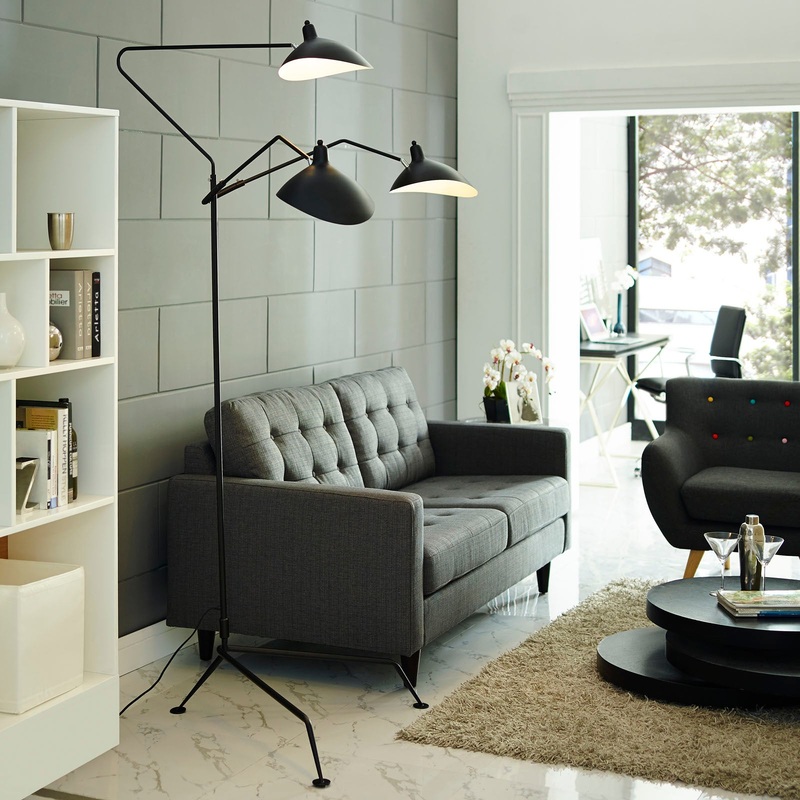 View Stainless Steel Floor Lamp By Modway - EEI-1593