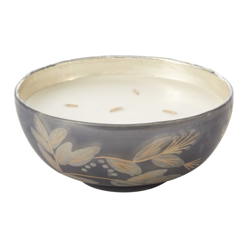 Winter Moonglow Candle 7.75" x  3.5" By Accent Decor