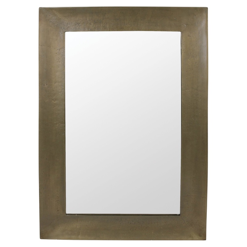 Alton Mirror, Brass By HomArt