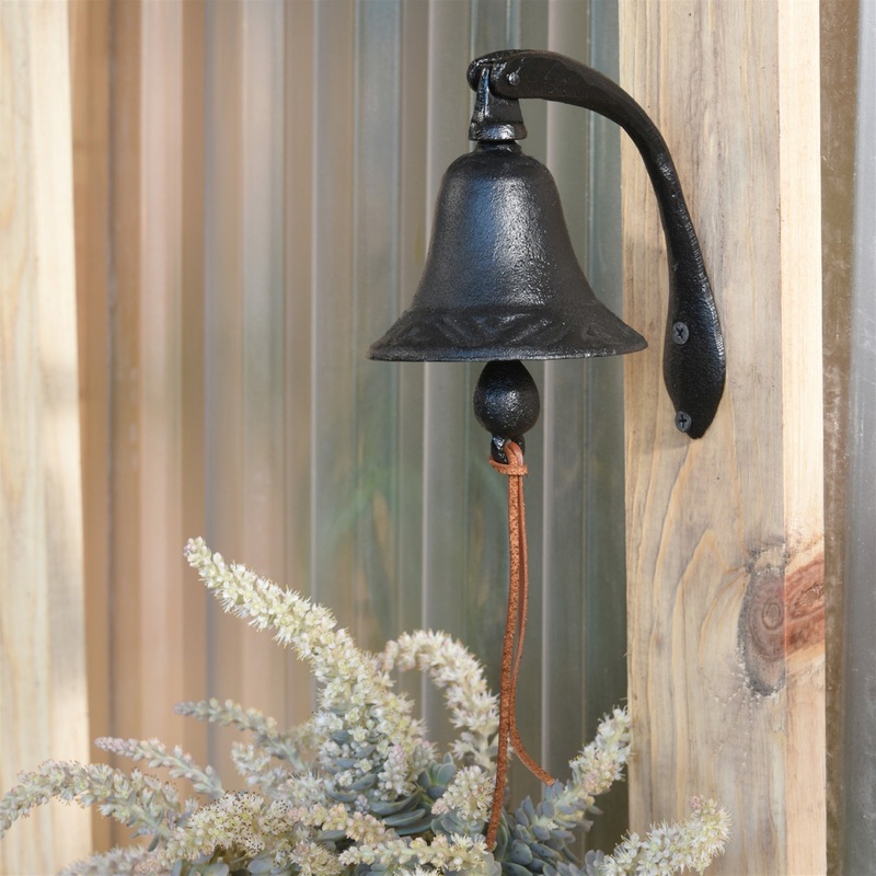 Arch Bell, Cast Iron - Black Set Of 2 By HomArt